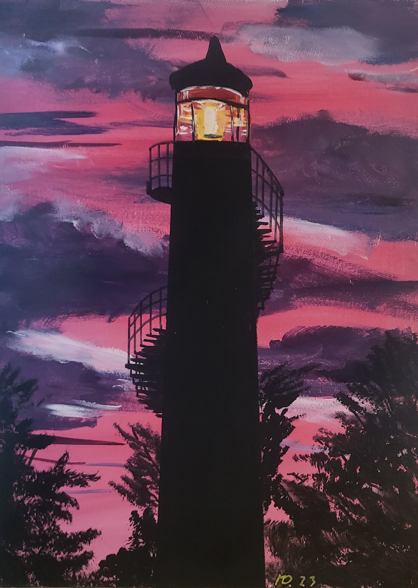 Lighthouse at dawn