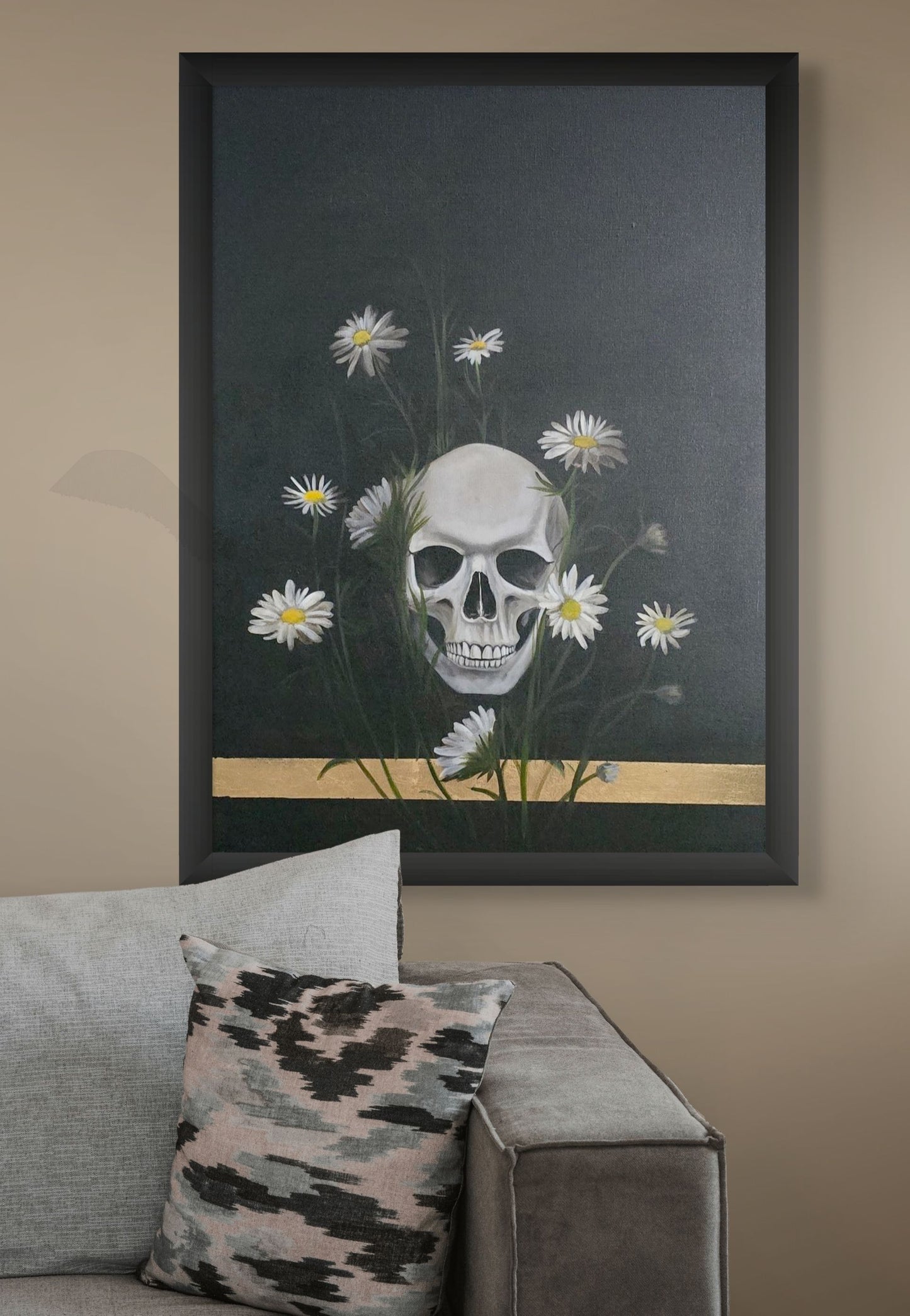 Skull and Daisies