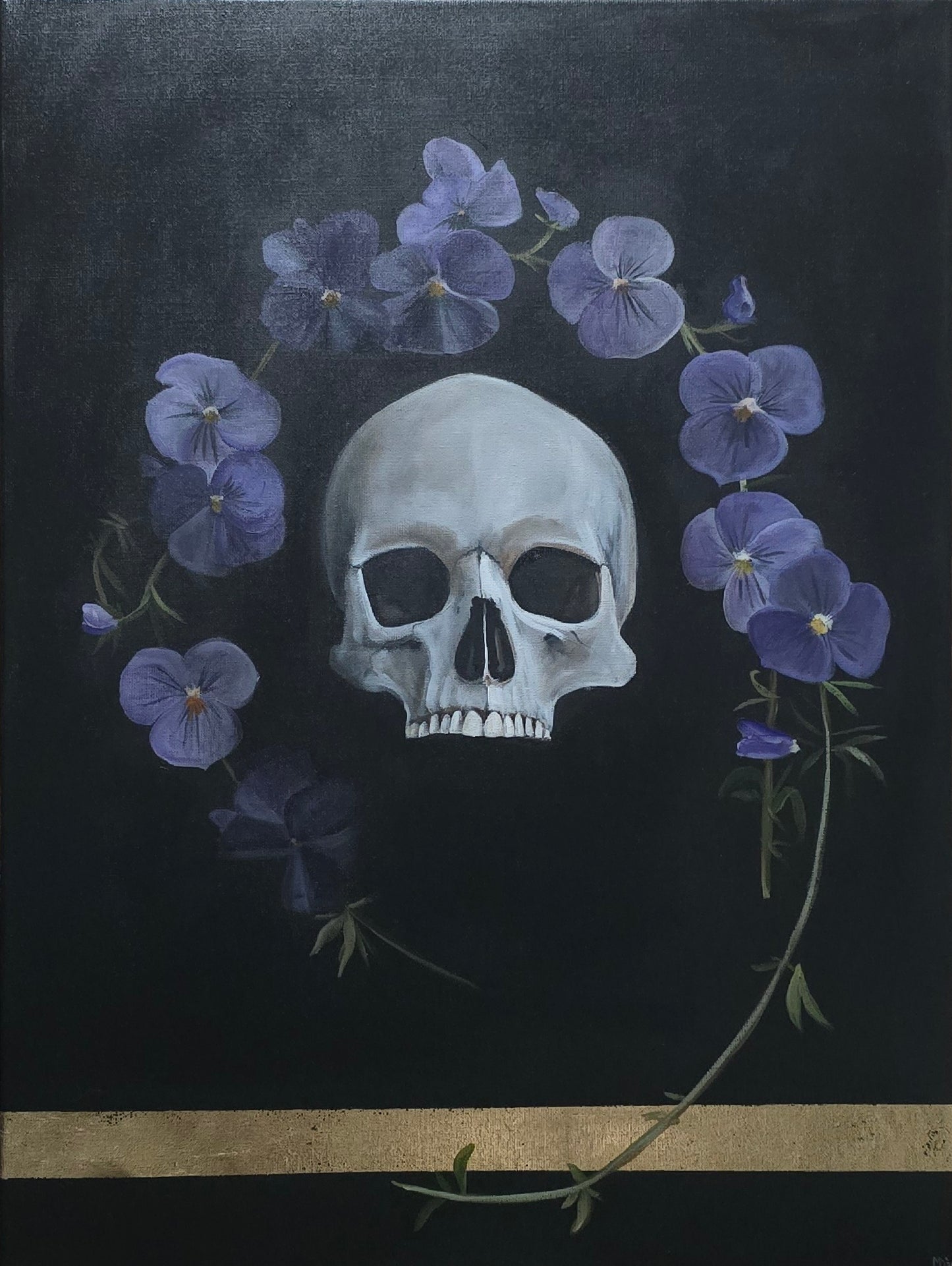 Skull and Violets