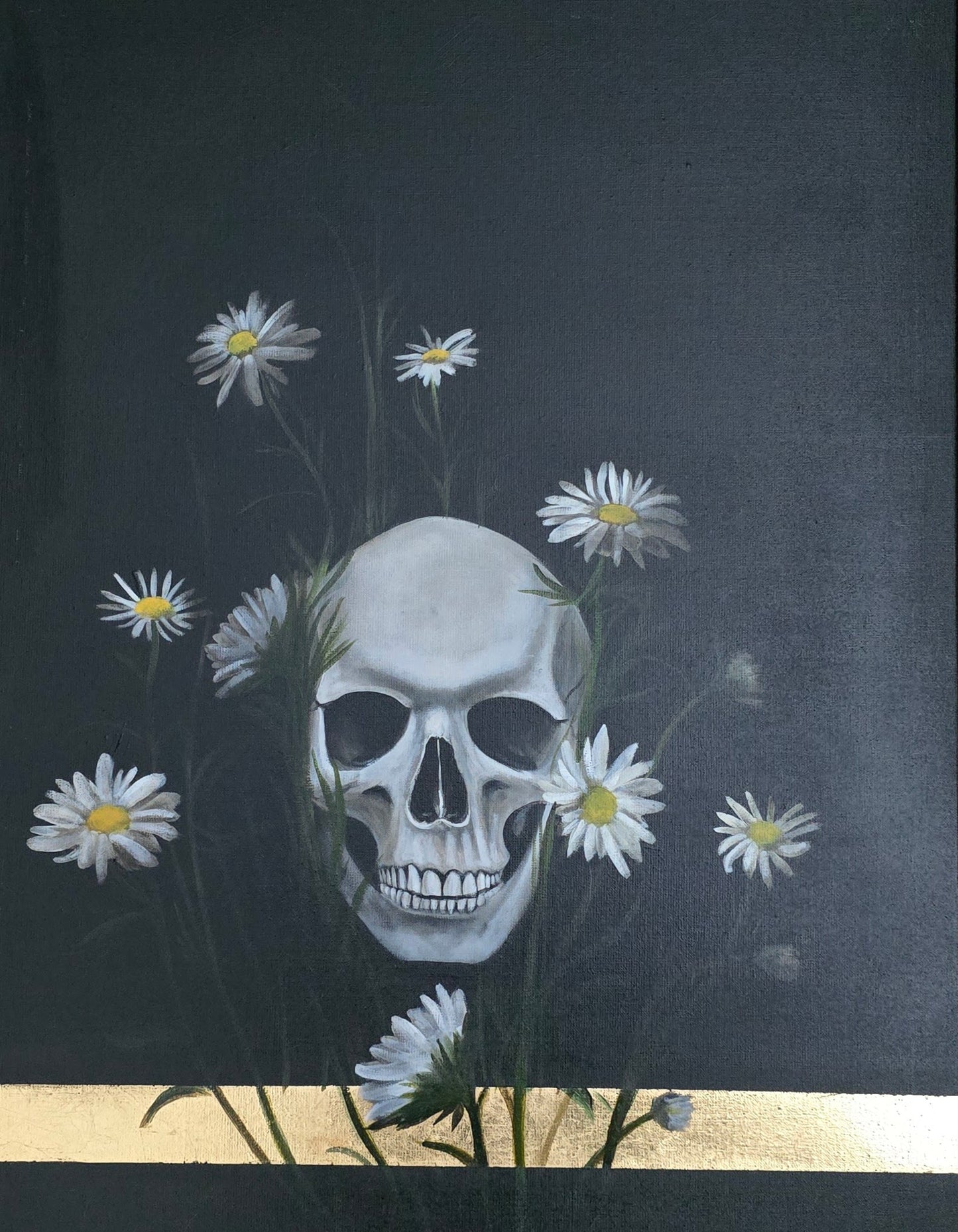 Skull and Daisies