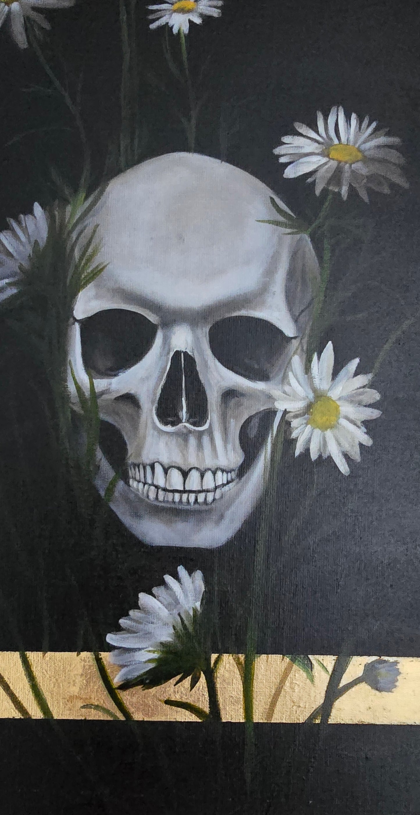 Skull and Daisies