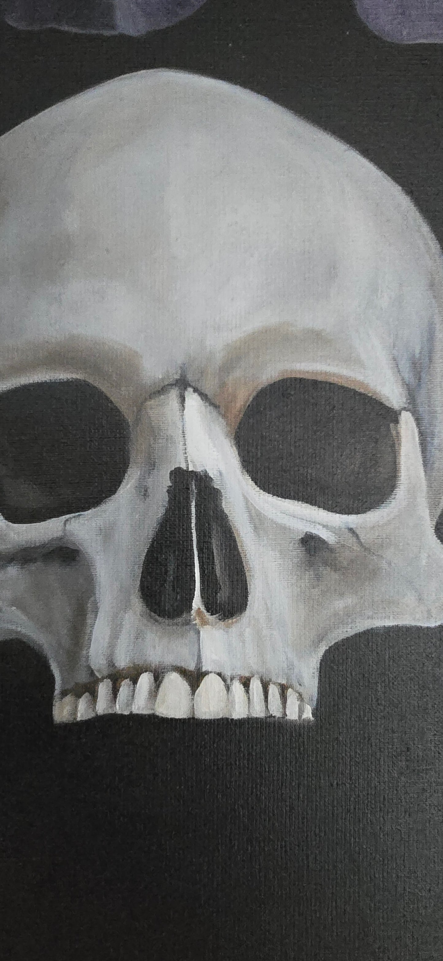 Skull and Violets