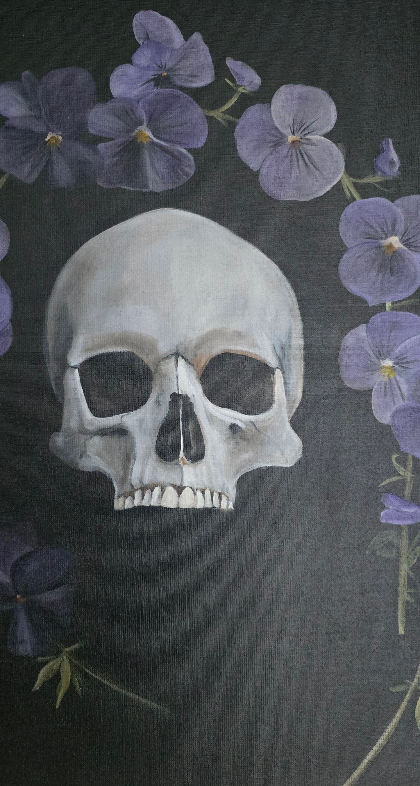 Skull and Violets