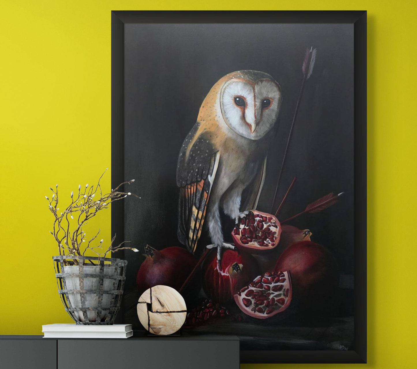 Owl and Pomgrenades