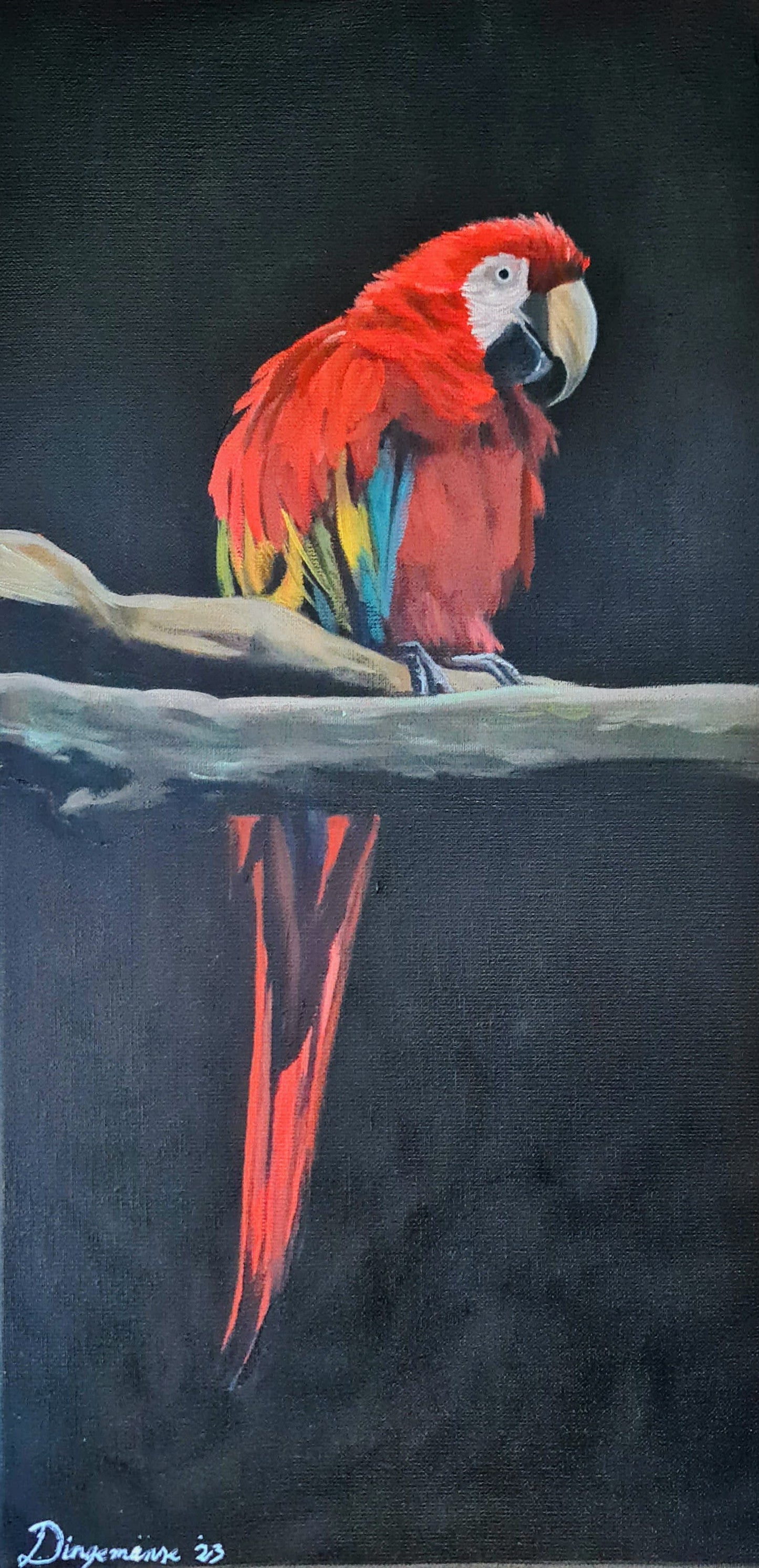 "Scarlet Plumage"