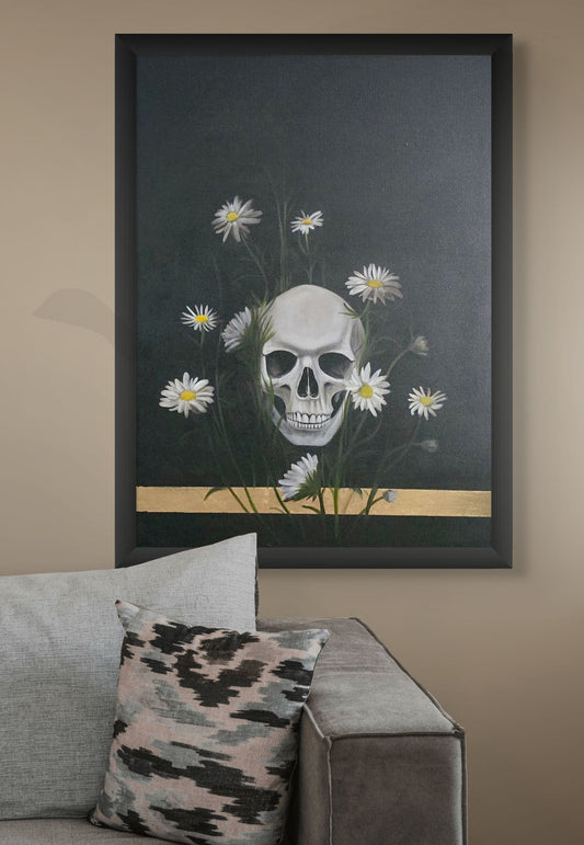 Skull and Daisies