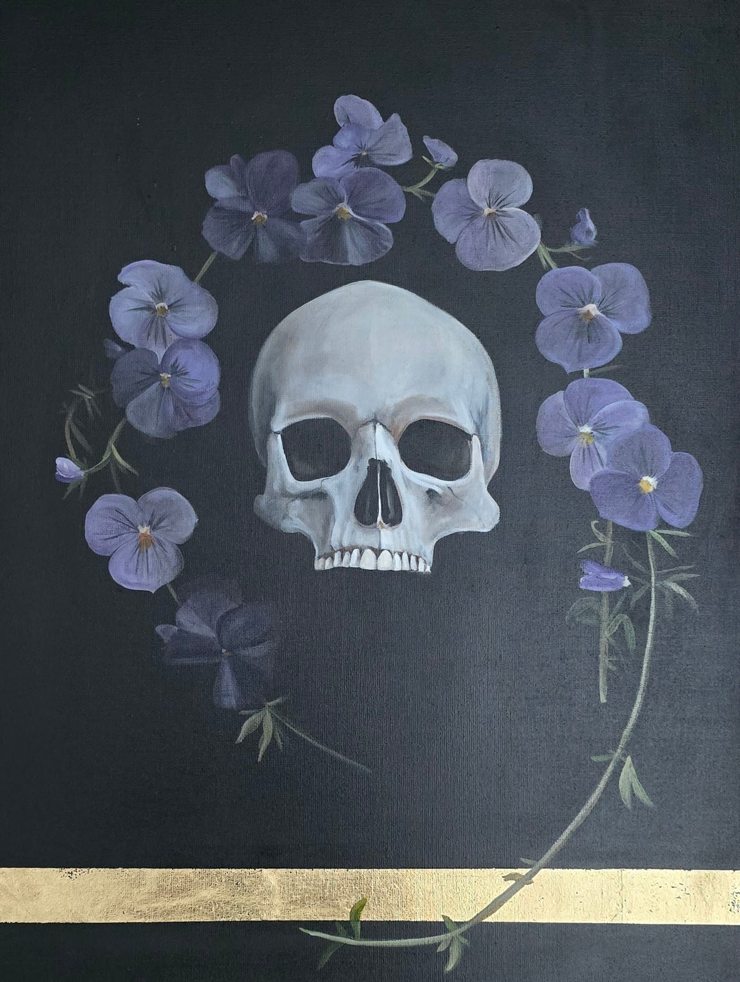 Skull and Violets