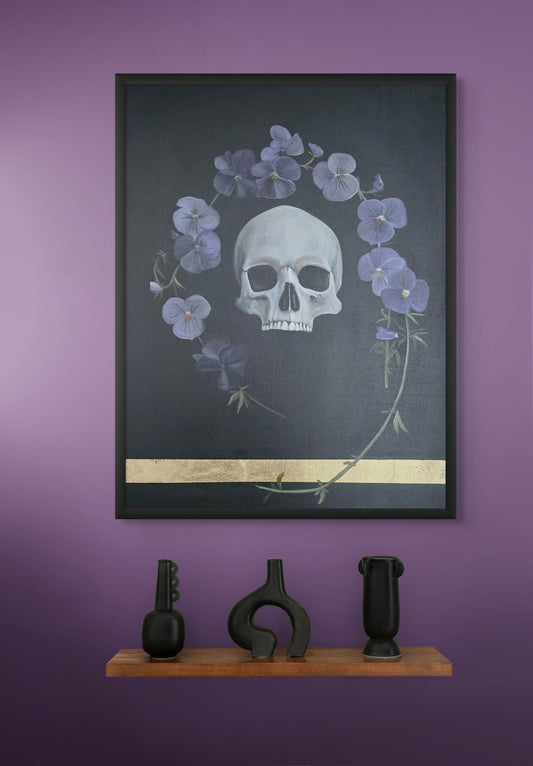 Skull and Violets