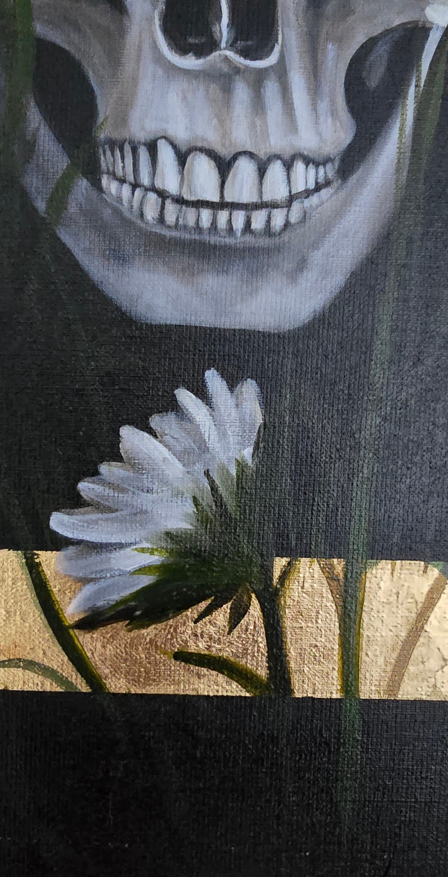 Skull and Daisies