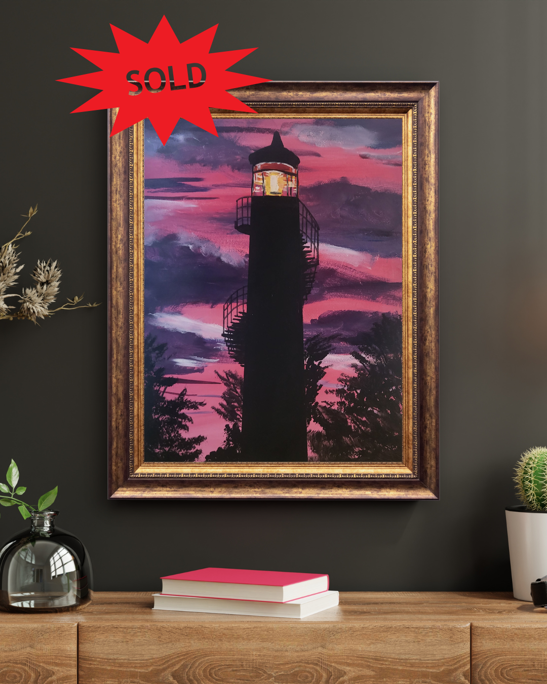 Lighthouse at dawn